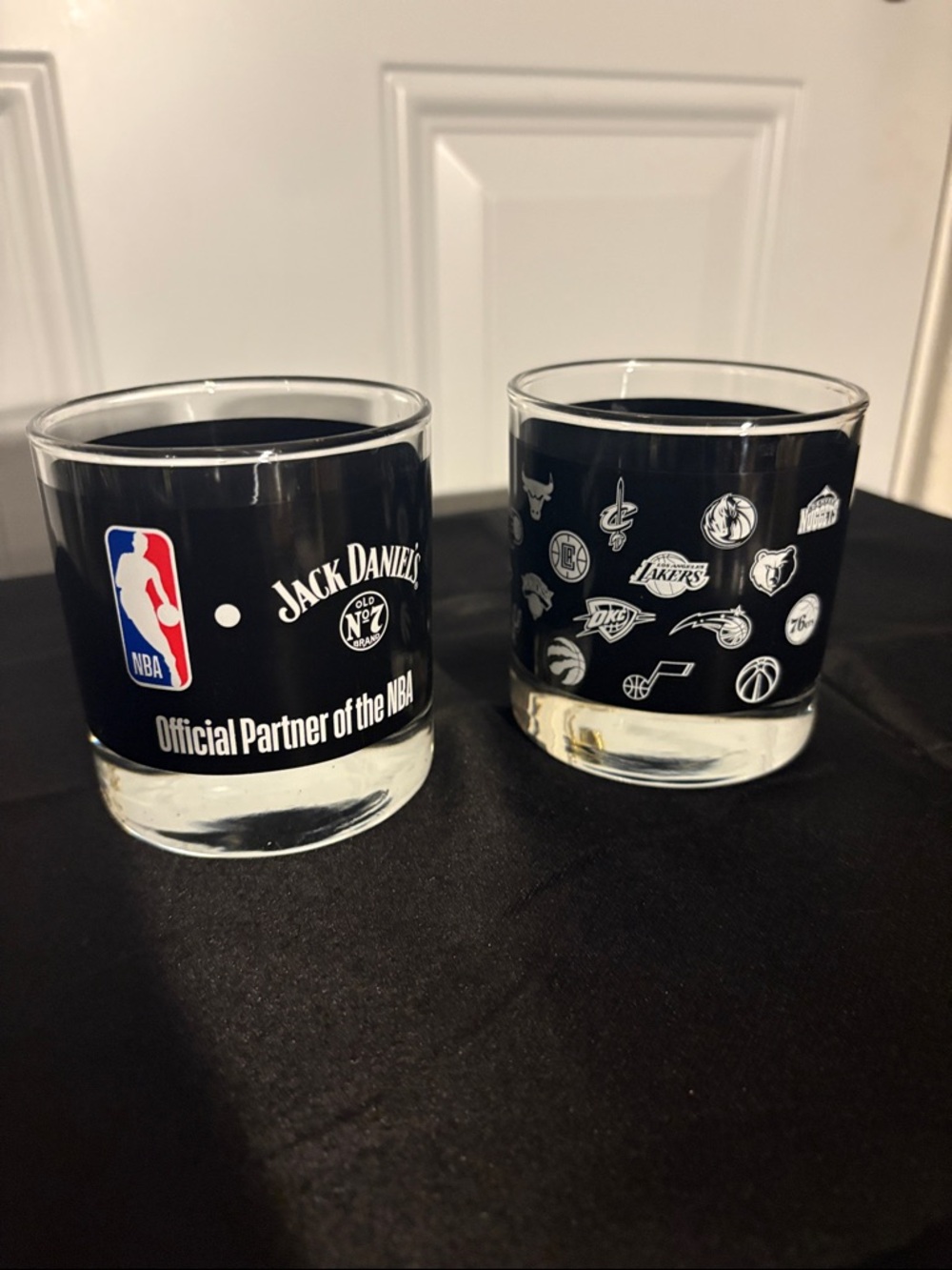 NBA Jack Daniel's Black Logo Shot Glasses Set